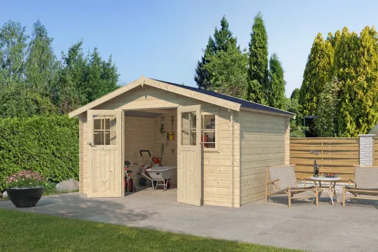 Abri jardin Toit Acier 28 mm - 13.53m2