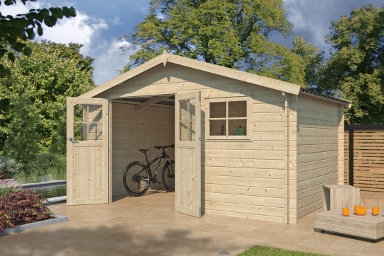 Abri jardin Toit Acier 28 mm - 13.53m2