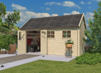 Chalet bois 28mm - 14m2