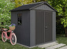 Abri jardin résine + plancher 4m2