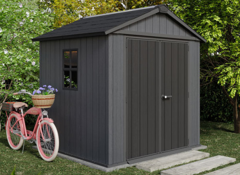 Abri jardin résine + plancher 4m2