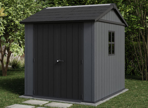 Abri jardin résine + plancher 4m2