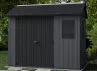 Abri jardin résine + plancher 5.30m2