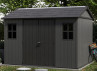 Abri jardin résine + plancher 6.57m2