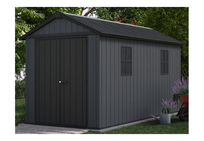 Abri jardin résine + plancher 7.84m2