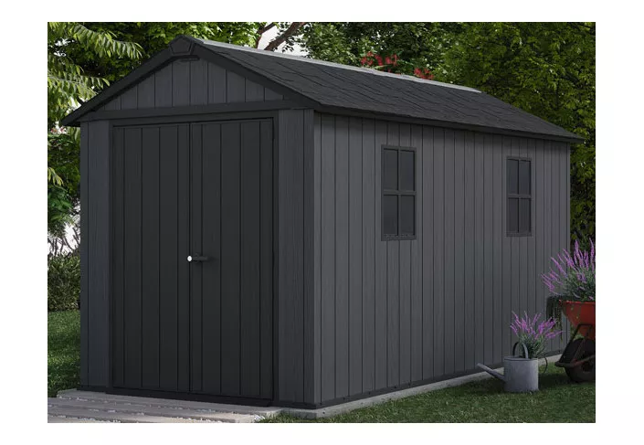 Abri jardin résine + plancher 7.84m2
