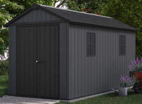 Abri jardin résine + plancher 7.84m2