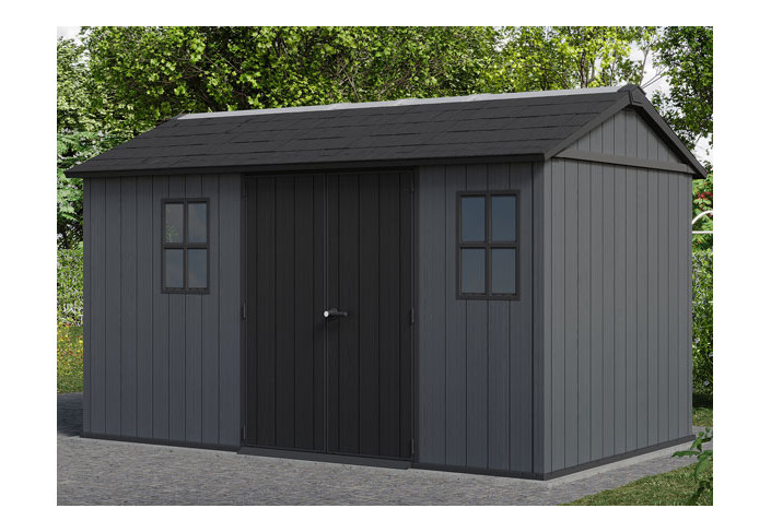 Abri jardin résine + plancher 7.84m2