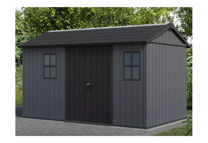 Abri jardin résine + plancher 7.84m2