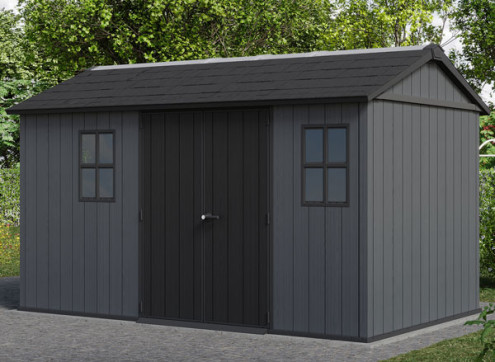 Abri jardin résine + plancher 7.84m2