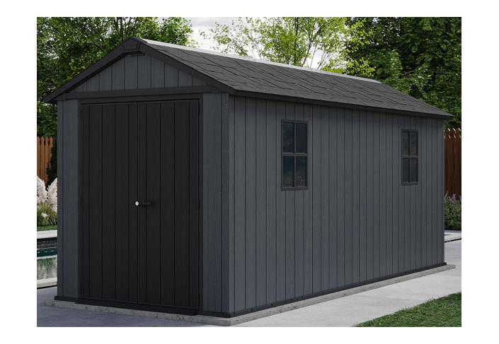 Abri jardin résine + plancher 9.10m2