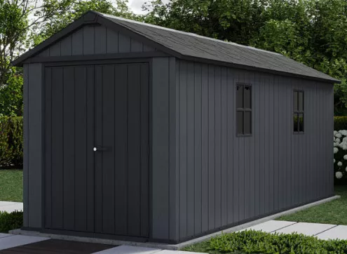 Abri jardin résine + plancher 10.37m2