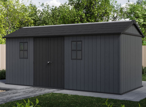 Abri jardin résine + plancher 10.37m2