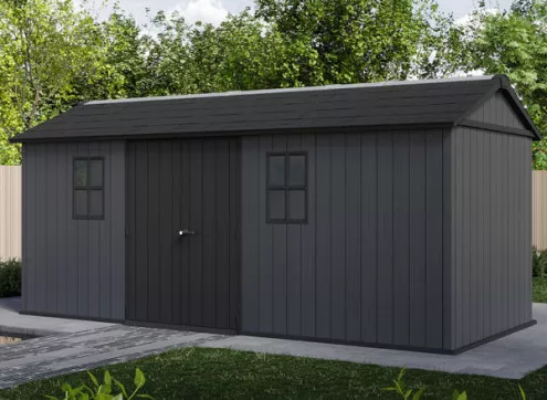 Abri jardin résine + plancher 10.37m2