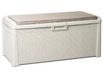 Coffre Banc résine blanche 550L