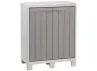 Armoire résine grise sur pieds