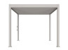PERGOLA BIOCLIMATIQUE ALU GRIS CLAIR 12M2 - STORE 4M