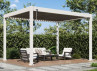 PERGOLA BIOCLIMATIQUE ALU GRIS CLAIR 12M2 - STORE 4M