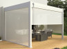 Pergola Bioclimatique Adossée Aluminium Blanc 12M2