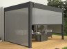 PERGOLA BIOCLIMATIQUE BICOLORE 12M2 ADOSSÉE
