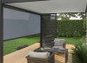PERGOLA BIOCLIMATIQUE BICOLORE 12M2 ADOSSÉE