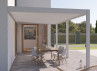 PERGOLA BIOCLIMATIQUE ALU 18M2 ADOSSÉE
