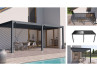 PERGOLA BIOCLIMATIQUE ALU 18M2 ADOSSÉE