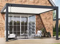 PERGOLA ALU ADOSSÉE BICOLORE 16M2