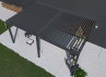 PERGOLA BIOCLIMATIQUE ALU 24M2 ADOSSÉE