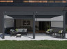 PERGOLA BIOCLIMATIQUE ALU 24M2 ADOSSÉE