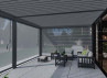 PERGOLA BIOCLIMATIQUE ALU 24M2 ADOSSÉE