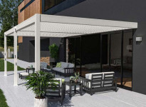 PERGOLA BIOCLIMATIQUE ALU 24M2 ADOSSÉE