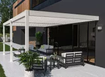 PERGOLA BIOCLIMATIQUE ALU 24M2 ADOSSÉE