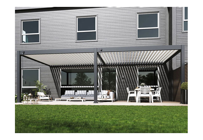 PERGOLA BIOCLIMATIQUE ALU BICOLORE 32M2