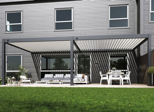 PERGOLA BIOCLIMATIQUE ALU BICOLORE 32M2