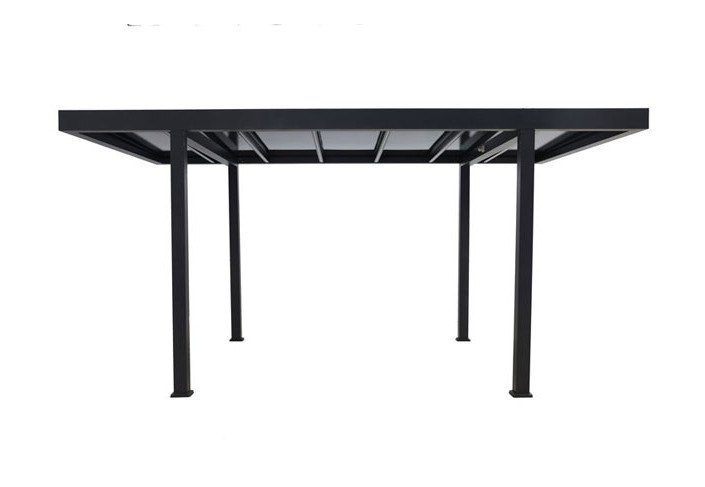 CARPORT ALU DOUBLE + LED SOLAIRE - 30M2