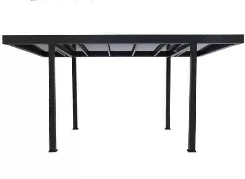 CARPORT ALU DOUBLE + LED SOLAIRE - 30M2