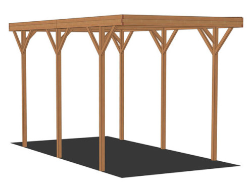 CARPORT CAMPING-CAR BOIS DOUGLAS