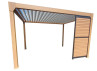 PERGOLA BIOCLIMATIQUE MOTORISÉE 12M2 SOLAIRE