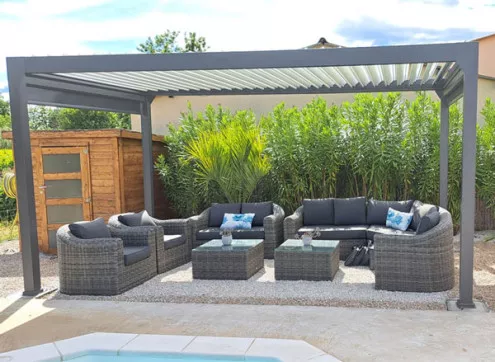 PERGOLA BIOCLIMATIQUE MOTORISÉE 12M2