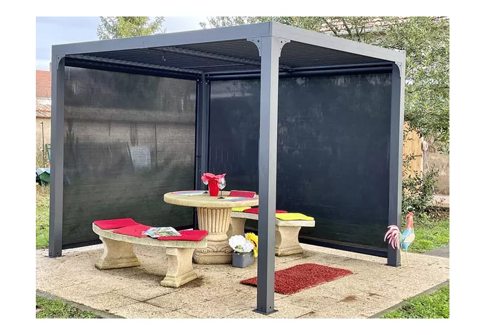PERGOLA BIOCLIMATIQUE ALU + STORE