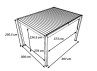 PERGOLA BIOCLIMATIQUE ALUMINIUM - 12m2
