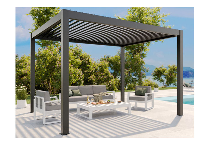 PERGOLA BIOCLIMATIQUE ALUMINIUM - 12m2