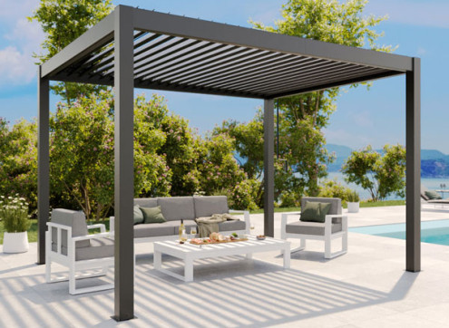 PERGOLA BIOCLIMATIQUE ALUMINIUM - 12m2