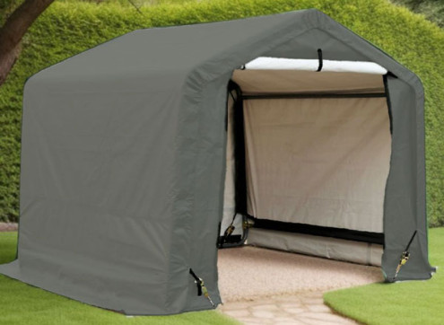 ABRI JARDIN TOILE RENFORCEE TOIT 2 PENTES - 3.35M2
