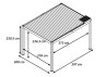 PERGOLA BIOCLIMATIQUE MOTORISEÉ SOLAIRE - 12m2