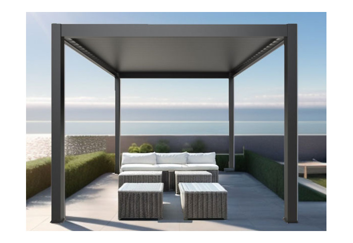 PERGOLA BIOCLIMATIQUE MOTORISEÉ SOLAIRE - 12m2