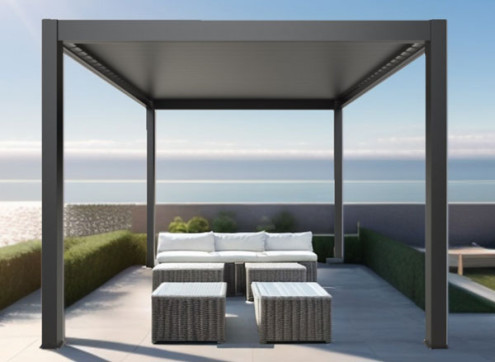 PERGOLA BIOCLIMATIQUE MOTORISEÉ SOLAIRE - 12m2