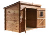 ABRI JARDIN MONOPENTE BOIS DOUGLAS 5.20 M2