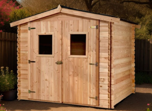 ABRI JARDIN BOIS DOUGLAS 5.00M2 AU SOL
